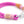 Exklusives 8 mm Hundehalsband Pretty in Pink aus Tau mit stabilem Karabiner, edel und einzigartig