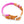 Exklusives 8 mm Hundehalsband Pretty in Pink aus Tau mit verstellbarer Schnalle, edel und einzigartig