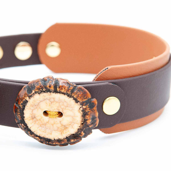 Halsband BioThane® | Schnalle | Chestnut