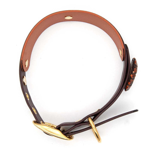 Halsband BioThane® | Schnalle | Chestnut