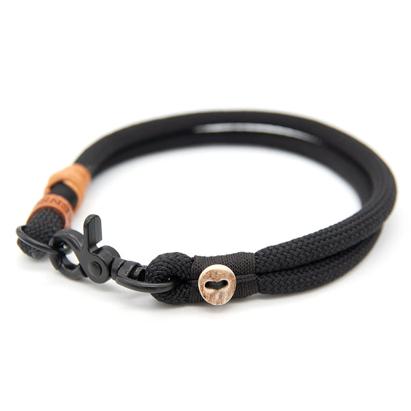 Hochwertiges 10 mm Halsband Midnight Mystery aus Tau, mit Karabiner, einzigartig und perfekt für ausgewachsene Hunde