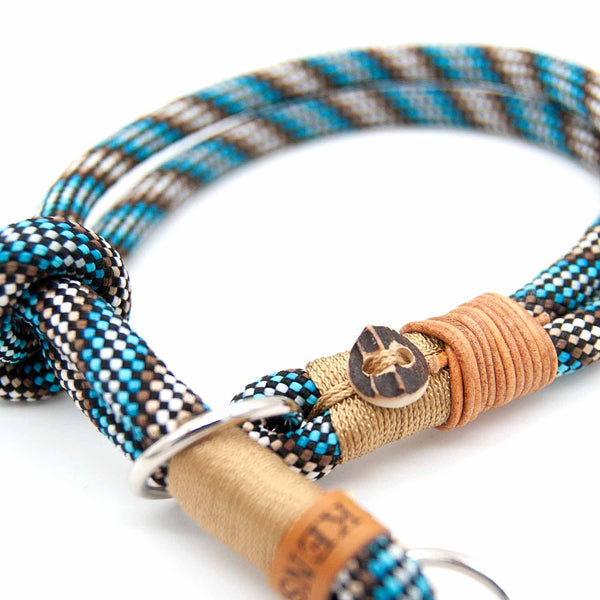 Stilvolles Hundehalsband Bavarian Elegance, robust, fellschonend und maßgefertigt auf deinen Hund