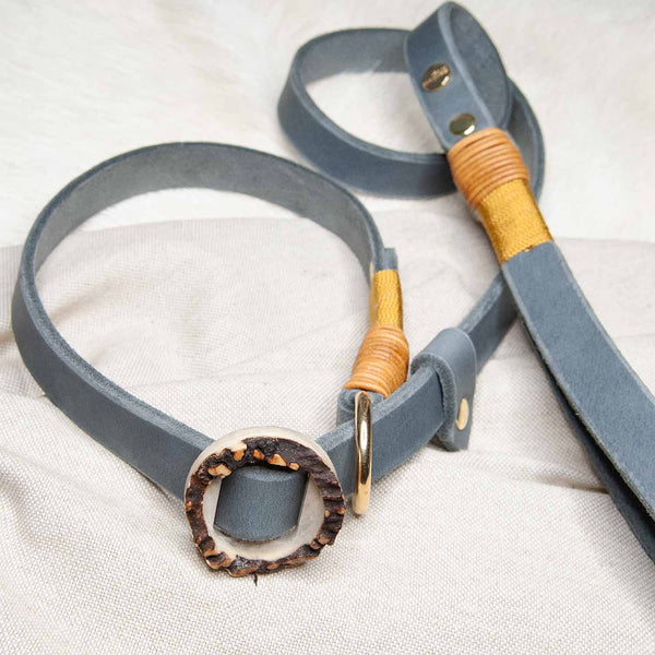 Retriever leash LEATHER | 20 mm | design yourself