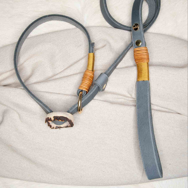 Retriever leash LEATHER | 20 mm | design yourself