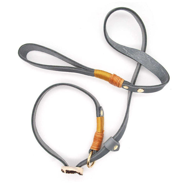 Retriever leash LEATHER | 20 mm | design yourself