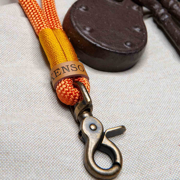 Schlüsselband, Landyard, Keychain in Orange-Gold-Gelb