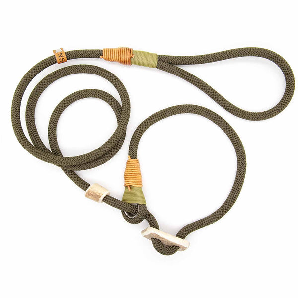 Retriever Leash 8mm Elegant | Weidmannsheil- & Holla-the-Waldfee-Green